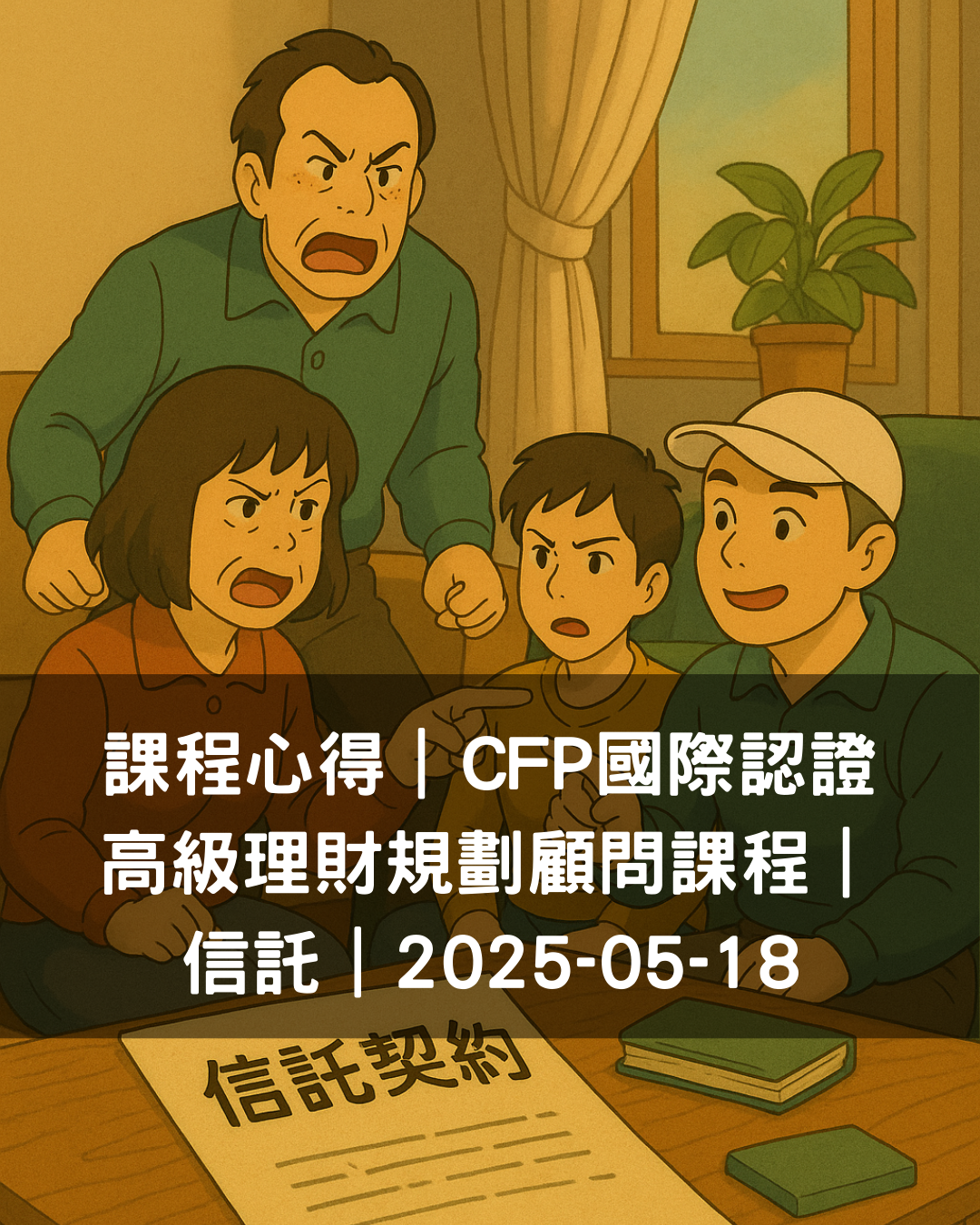課程心得｜CFP國際認證高級理財規劃顧問課程：信託｜2025-05-18